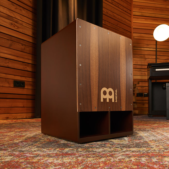 Meinl subwoofer jumbo bass online cajon walnut frontplate